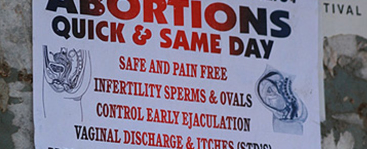 Illegal abortions in south africa