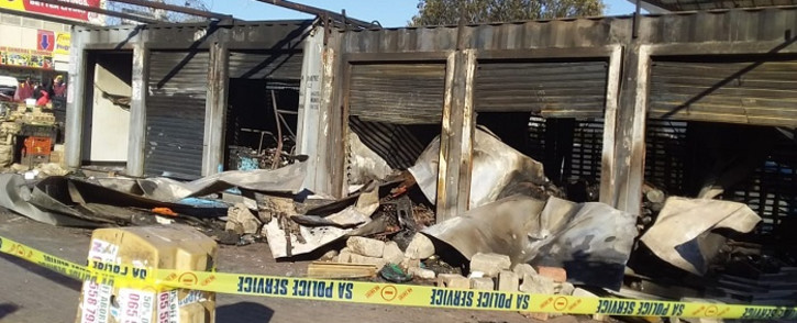 The Pan African Mall gutted by a fire. Picture: Dominic Majola/Eyewitness News