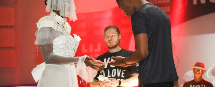 Carling Black Label’s #NoExcuse hosted an experiential launch for their “Bride Armour” campaign on 18 November 2021. Picture: @blacklabelsa/ Supplied.
