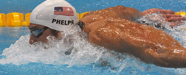 American swimming great Michael Phelps became the world's greatest Olympian on 31 July, 2012. Picture: Sascoc.