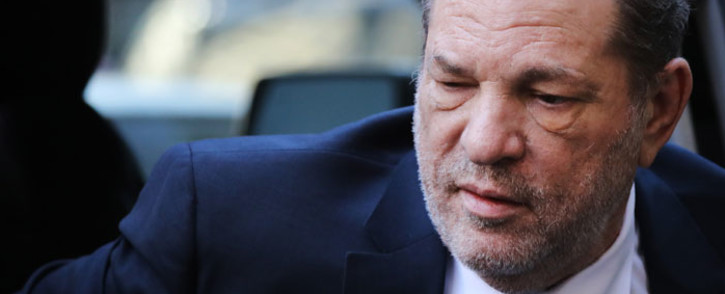 Harvey Weinstein enters a Manhattan court house as a jury continues with deliberations in his trial on 24 February 2020 in New York City. Picture: AFP