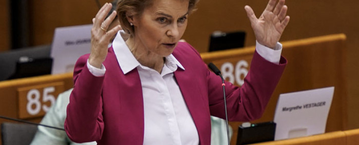 FILE: European Commission chief Ursula von der Leyen. Picture: AFP