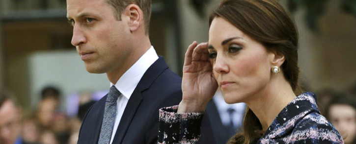 Britain's Prince William and his wife Catherine, Duchess of Cambridge. Picture: AFP