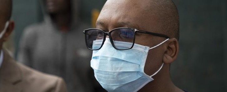 Gauteng Health MEC Dr Bandile Masuku and the provincial executive council on 31 March 2020 rolled out massive community screenings and testing programmes in Alexandra township to screen residents for coronavirus (COVID-19). Picture: Ahmed Kajee/EWN. 