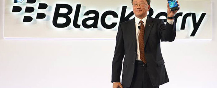 BlackBerry CEO John Chen. Picture: Official BlackBerry Facebook page.