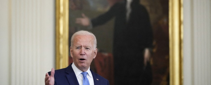 US President Joe Biden speaks during an event in the East Room of the White House on 23 August 2021 in Washington, DC. Picture: Drew Angerer/AFP