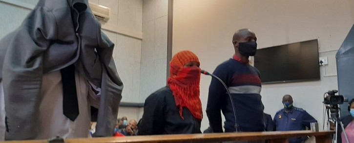 FILE: Scorpion Ndyalvane, Caylene Whiteboy and Voster Netshiongolo on 22 September 2020 made a brief appearance at the Protea Magistrates Court for the alleged murder of 16-year-old Eldorado Park teenager, Nathaniel Julies. Picture: Kgomotso Modise/EWN
