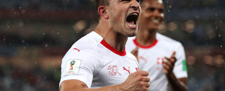 Switzerland's forward Xherdan Shaqiri. Picture: @FIFAWorldCup/Twitter