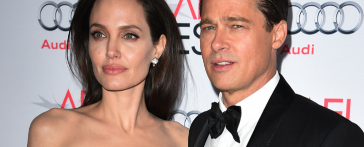 FILE: Angelina Jolie and Brad Pitt in November 2015. Picture: AFP