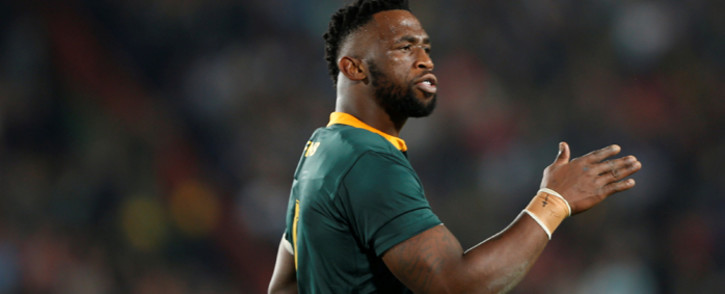 South Africa's captain Siya Kolisi in action against England on 9 June 2018. Picture: Reuters