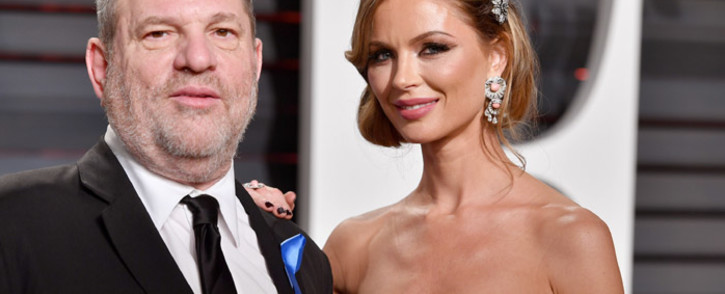 FILE: Harvey Weinstein and Georgina Chapman at the 2017 Vanity Fair Oscar party. Picture: AFP.
