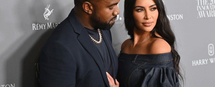 FILE: US media personality Kim Kardashian West and husband US rapper Kanye West attend the WSJ Magazine 2019 Innovator Awards at MOMA on 6 November 2019 in New York City. Picture: AFP