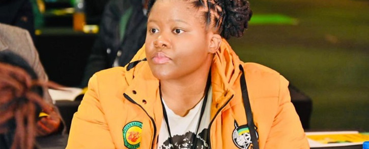 File.  ANC Youth League convener Nonceba Mhlauli warns that if ANC president Cyril Ramaphosa is re-elected, he might not finish his term in office. Picture: @NoncebaMhlauli/Twitter