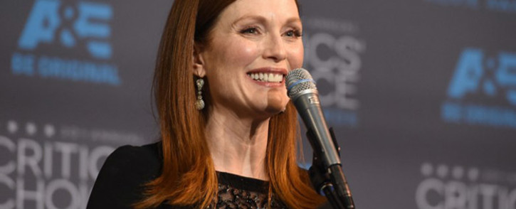 Actress Julianne Moore, winner of the Best Actress for ‘Still Alice’, poses in the press room during the 20th annual Critics’ Choice Movie Awards at the Hollywood Palladium on 15 January, 2015 in Los Angeles, California. Picture: AFP. 