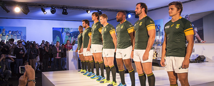 The Sprinbok Rugby World Cup 2015 jersey was officially launched in Cape Town on 4 June 2015. Picture: Aletta Gardner/EWN