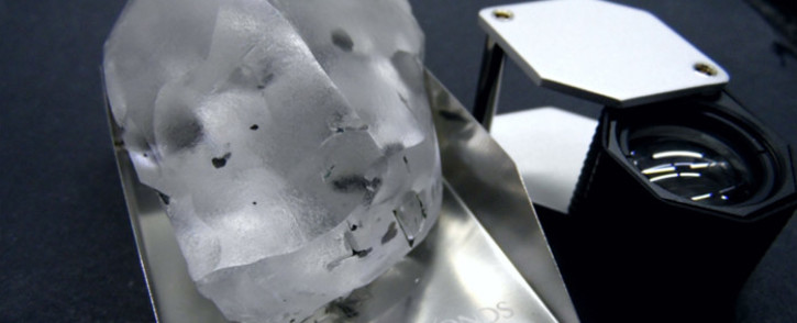  The 910-carat gem diamond discovered by Gem Diamonds in Lesotho. Picture: Gem Diamonds