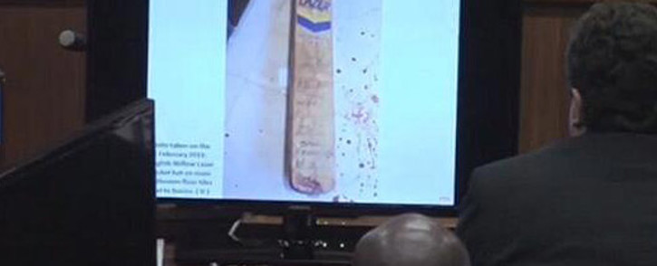 Various images of the crime scene were shown in the High Court in Pretoria during the Oscar Pistorius murder trial on 18 March 2014.