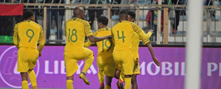 South Africa beat Libya 2-1 in their Afcon qualifier Group E match thanks to the brilliant Percy Tau. (AFP)
