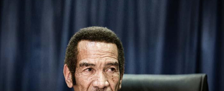 Former Botswana President Ian Khama during a press conference in Johannesburg on 12 December 2019. Picture: Sethembiso Zulu/EWN. 