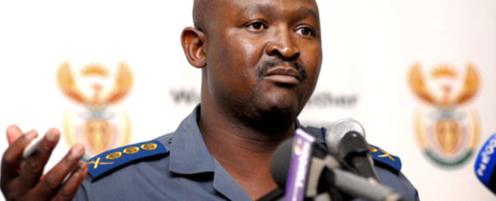 FILE: General Elias Mawela briefing media about all security-related operations for the Orange Africa Cup of Nation 2013. Picture: GCIS.