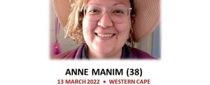 Have you seen 38-year-old Anne Manin?