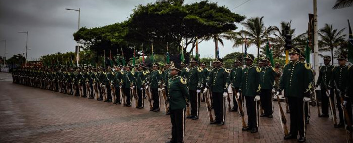 FILE: SANDF ceremonial and marching band members on parade. Picture: Thomas Holder/EWN