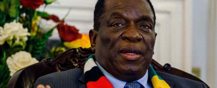FILE: President Emmerson Mnangagwa. Picture: AFP.