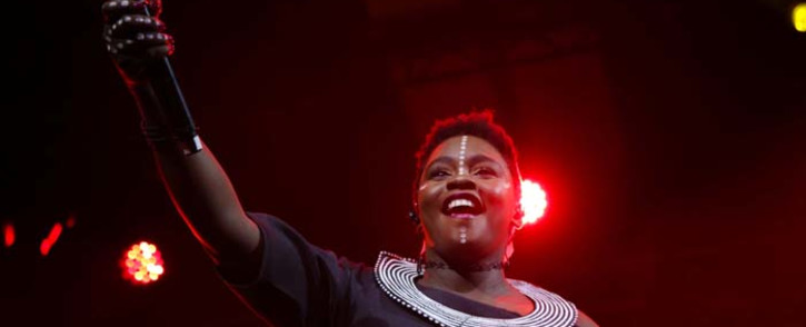 South African singer Amanda Black got the crowds going as she opened the Cape Town International Jazz Festival. Picture: Bertram Malgas/ EWN