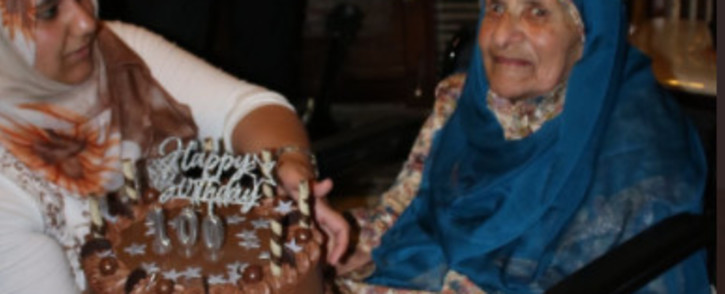 The oldest living District Six land claimant Shariefa Khan turned 100 years old on Sunday, 25 April 2021. Picture: Lizell Persens/Eyewitness News