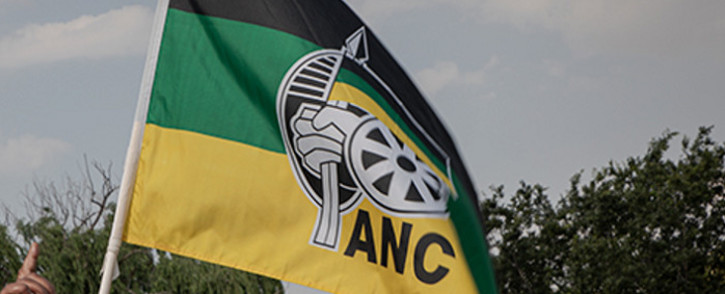 Picture: ANC flag. Credit: Boikhutso Ntsoko/Eyewitness News.