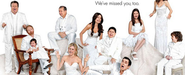FILE: The full cast of the ABC series, Modern Family. Picture: thetvaddict.com