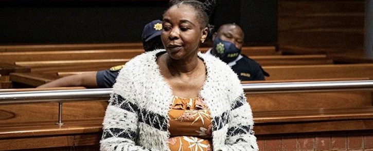 Nomia Rosemary Ndlovu at the Palm Ridge Magistrates Court. Picture: Xanderleigh Dookey Makhaza/ Eyewitness News.