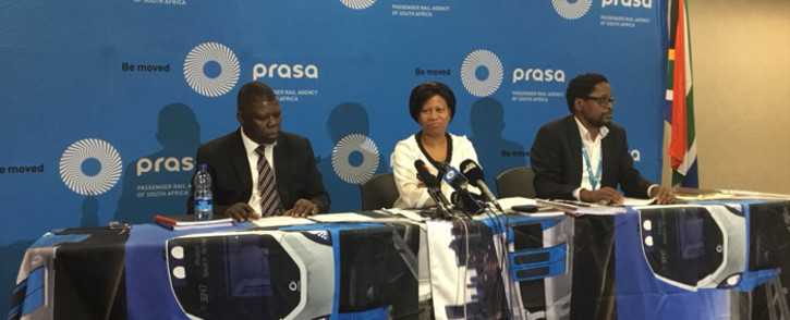 FILE: Prasa CEO Sibusiso Sithole and board chair Khanyisile Kweyama addressing the media following the organisation’s annual general meeting. Picture: Clement Manyathela/EWN