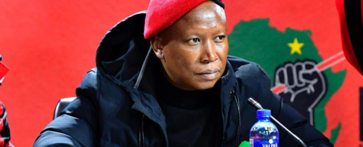 EFF party leader Julius Malema. Picture: @EFFSouthAfrica/Twitter