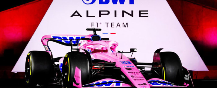 Alpine's 2022 F1 racer. Picture: @AlpineF1Team/Twitter