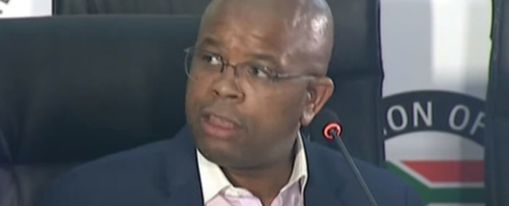 A screengrab of former Prasa CEO Lucky Montana appearing at the state capture inquiry on 16 April 2021. Picture: SABC/YouTube