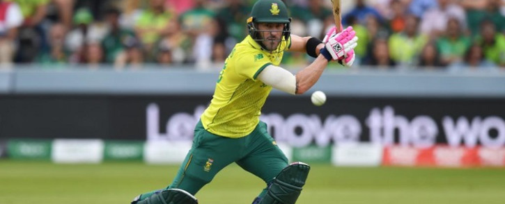 FILE: The Proteas' Faf du Plessis. Picture: @CricketWorldCup/Twitter