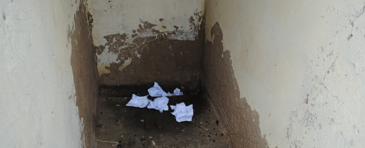Pit latrines at Dudumayo Senior Secondary School are old and dilapidated. Picture: Mkhuseli Sizani