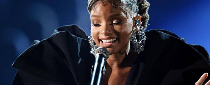 In this file photo taken on 10 February 2019 Singer Halle Bailey of Chloe x Halle performs onstage during the 61st Annual GRAMMY Awards at Staples Center in Los Angeles. Picture: AFP