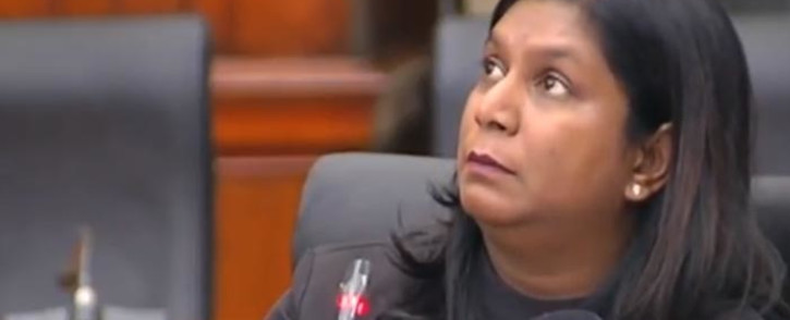 A video screengrab of advocate Andrea Johnson during an interview for the position of prosecutions boss at the Union Buildings in Pretoria on 15 November 2018. Picture: YouTube