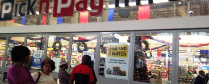 People wait outside the Pick N Pay in Maponya Mall on 17 December, 2014. Picture: Masego Rahlaga/EWN.