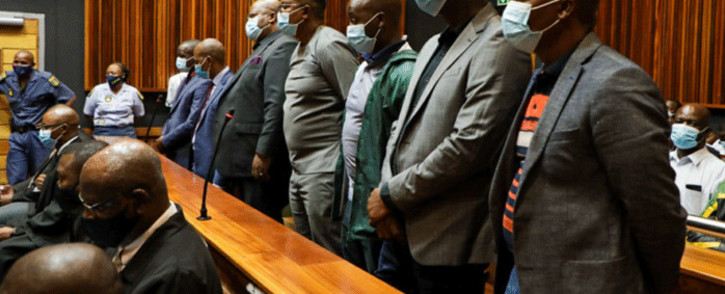 FILE: ANC treasurer in Limpopo Danny Msiza, businessman and former ANC Youth League member Kabelo Matsepe and five others appeared in the Palm Ridge Magistrates Court on 12 March 2021 for their alleged role in the looting of VBS funds. Picture: Boikhutso Ntsoko/Eyewitness News.