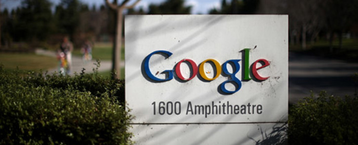 A sign is posted outside of Google headquarters on 30 January, 2014 in Mountain View, California. Picture: AFP.