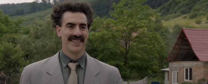 A screenshot from 'Borat Subsequent Moviefilm'. Picture: Amazon Prime Video/Youtube