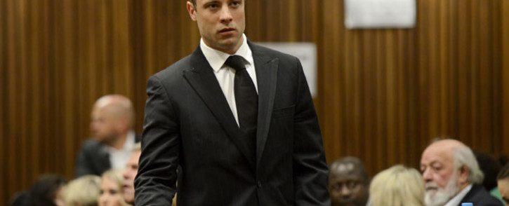 FILE: Oscar Pistorius arrives at the High Court in Pretoria on 21 October 2014. Picture: Pool.
