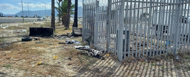 Vandalised electrical infrastructure in Cape Town. Picture: City of Cape Town/Supplied.