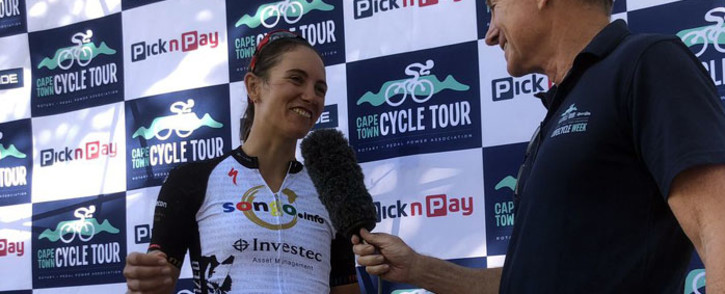 Cherise Willeit, the 2019  women's Cape Town Cycle Tour winner. Picture: EWNSport
