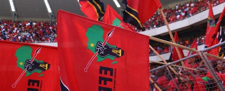EFF Flags. Picture: Kayleen Morgan/EWN