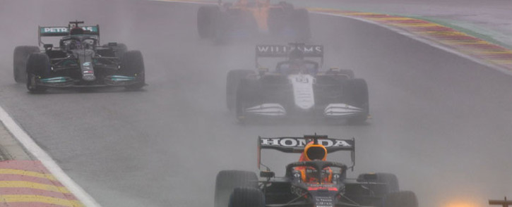 The 2021 Belgian Grand Prix was halted after just two laps as the heavy rain was deemed to dangerous for racing. Max Verstappen was declared the winner of the race. Picture: @F1/Twitter