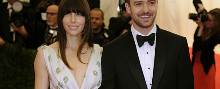 Justin Timberlake and Jessica Biel attend the Costume Institute Benefit at The Metropolitan Museum of Art. Picture: AFP